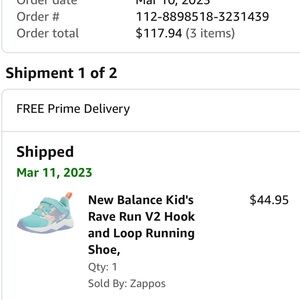 New Balance Toddler Girl’s Shoes- 9XW